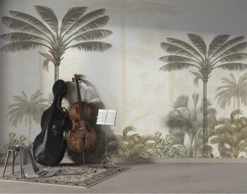 Unique wall for wallpaper