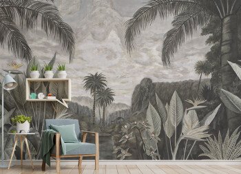 Unique wall for wallpaper