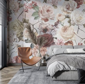 Unique wall for wallpaper