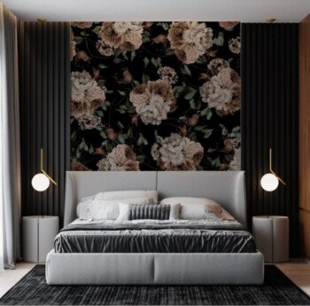 Unique wall for wallpaper