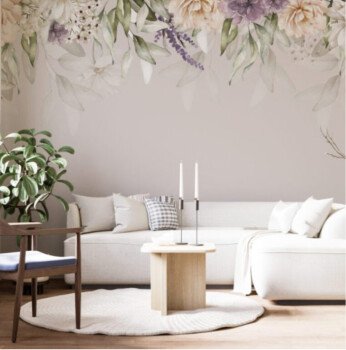 Unique wall for wallpaper