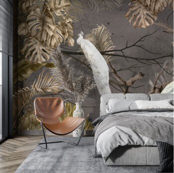 Unique wall for wallpaper