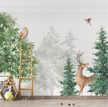 Unique wall for wallpaper