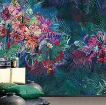 Unique wall for wallpaper