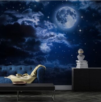 Unique wall for wallpaper