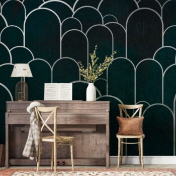 Unique wall for wallpaper