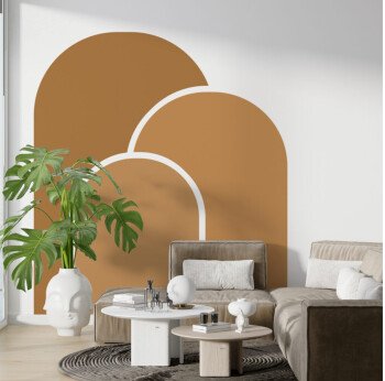 Unique wall for wallpaper