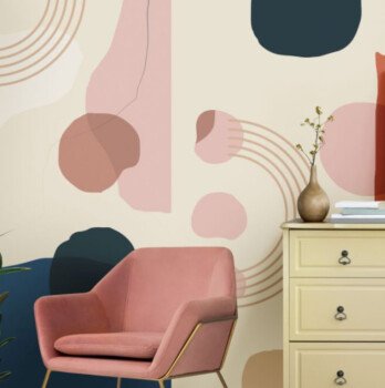 Unique wall for wallpaper