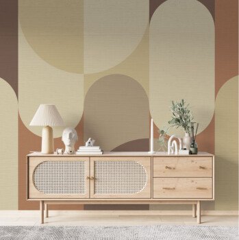 Unique wall for wallpaper