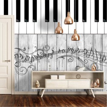 Unique wall for wallpaper