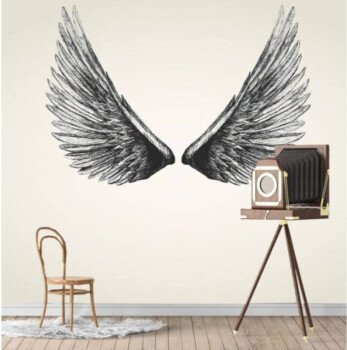 Unique wall for wallpaper