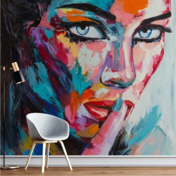 Unique wall for wallpaper