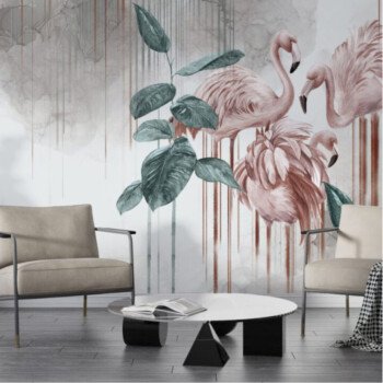 Unique wall for wallpaper