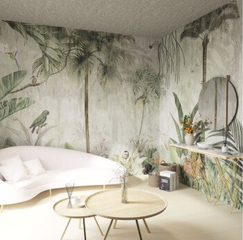 Unique wall for wallpaper