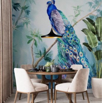 Unique wall for wallpaper