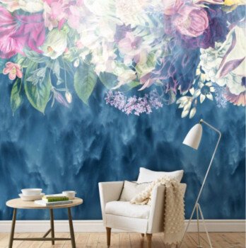 Unique wall for wallpaper