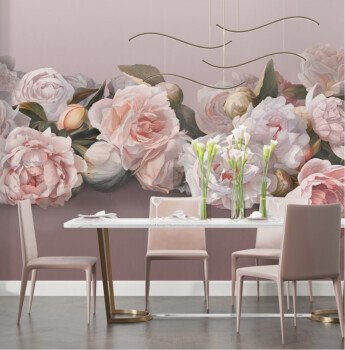 Unique wall for wallpaper