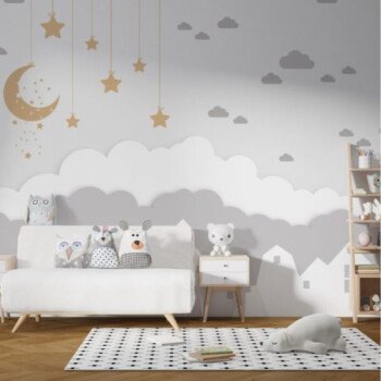 Unique wall for wallpaper