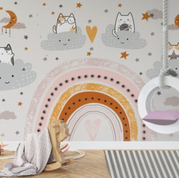Unique wall for wallpaper