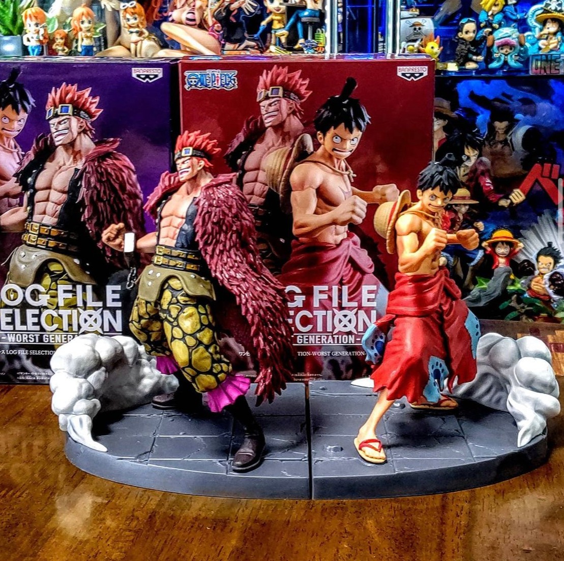 One Piece Log File Selection Worst Generation Vol 1 Monkey D Luffy Figures Ae